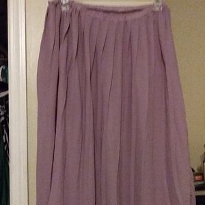 Vintage Lilac Plus Size Skirt